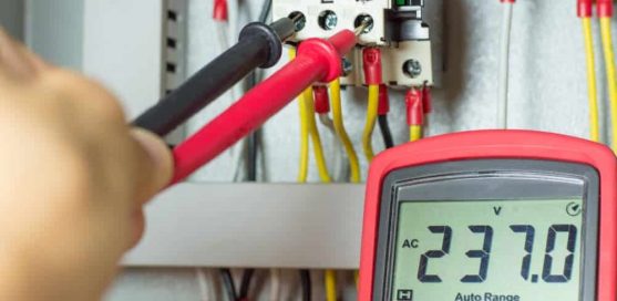 Testing electric current — Electrical & Air-Conditioning in Beenleigh, QLD