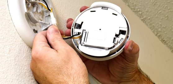 Smoke alarm attached — Electrical & Air-Conditioning in Beenleigh, QLD